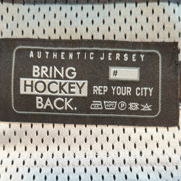 Men's Authentic Jersey - Black and White SAN JOSE !!!! - Picture 2 of 10